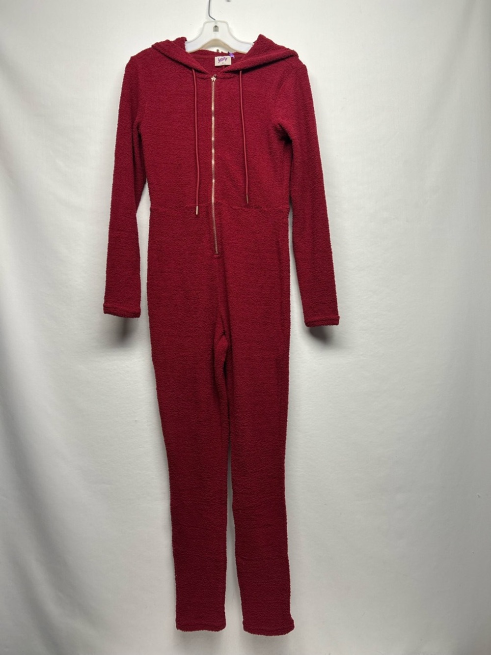 Cozy Yitty medium  One-Piece burgundy Jumpsuit NWT